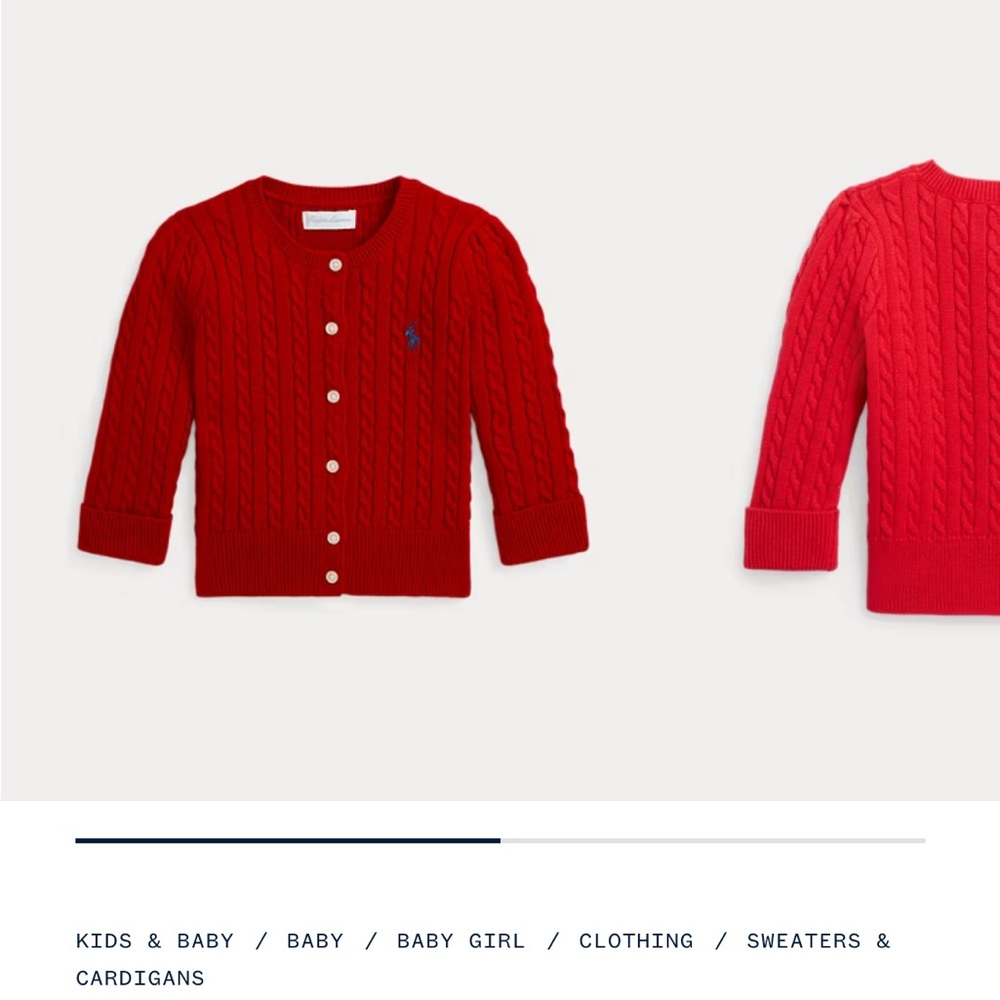 NWT Ralph Lauren cardigan sweater